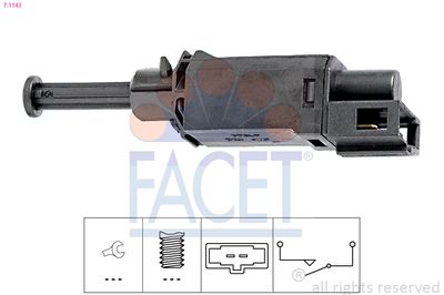 Stop Light Switch FACET 7.1143