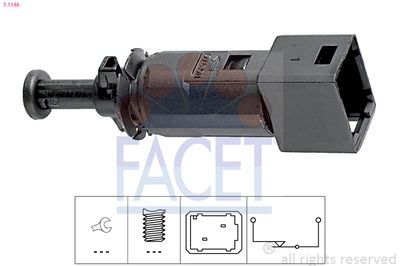 Stop Light Switch FACET 7.1148