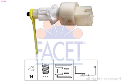 Stop Light Switch FACET 7.1153