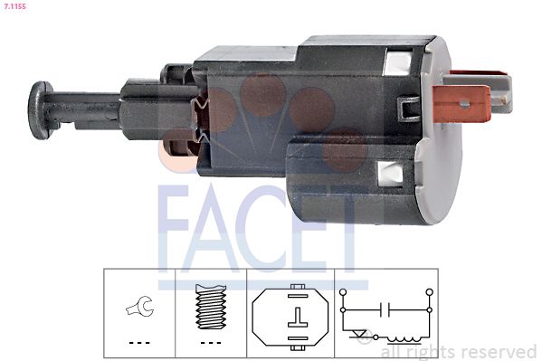 FACET 7.1155 Stop Light Switch