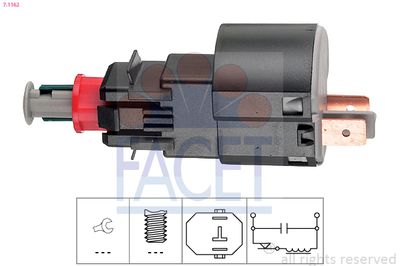 Stop Light Switch FACET 7.1162