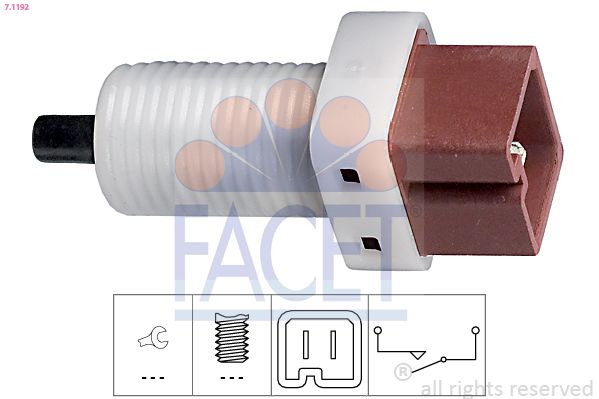 FACET 7.1192 Switch, clutch control (cruise control)