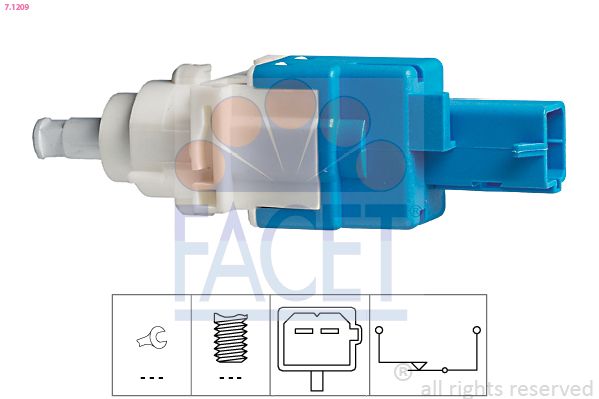 FACET 7.1209 Switch, clutch control (cruise control)
