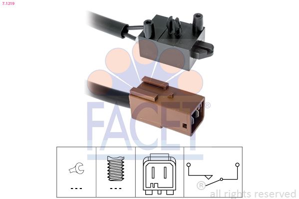 FACET 7.1219 Switch, clutch control (cruise control)