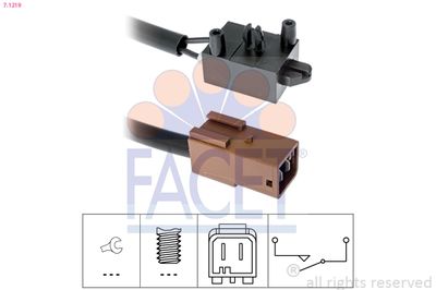 Switch, clutch control (cruise control) FACET 7.1219