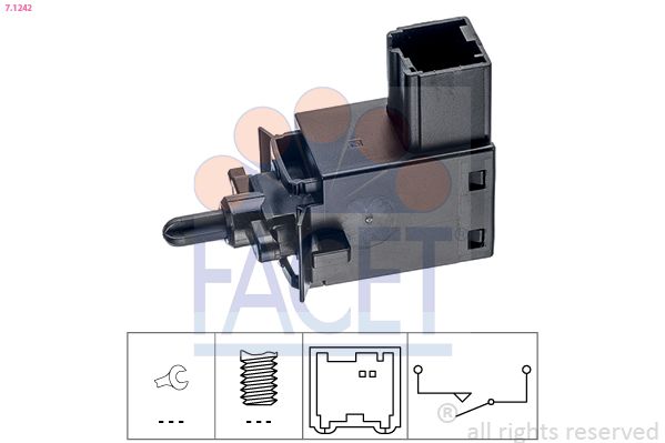 FACET 7.1242 Switch, clutch control (cruise control)