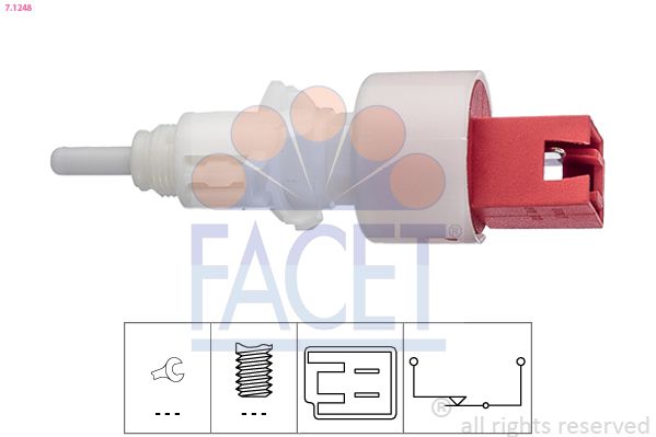 FACET 7.1248 Switch, clutch control (cruise control)