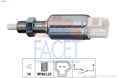 Switch, clutch control (cruise control) FACET 7.1258
