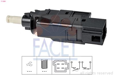 Stop Light Switch FACET 7.1260