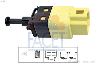 Stop Light Switch FACET 7.1264