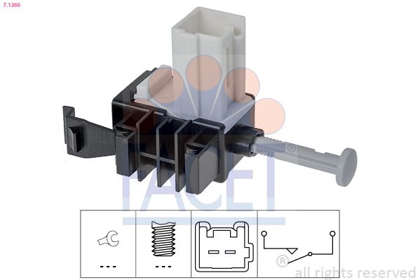 FACET 7.1266 Switch, clutch control (cruise control)