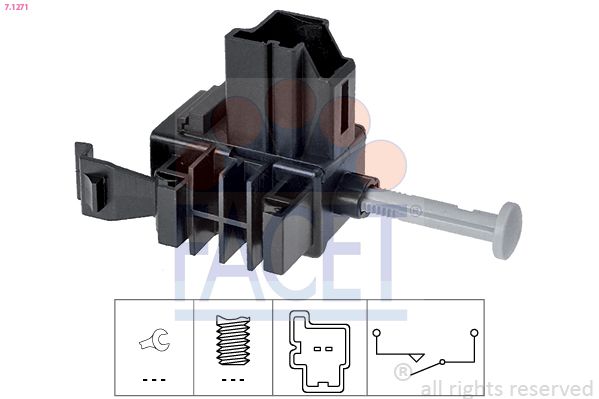 FACET 7.1271 Switch, clutch control (cruise control)