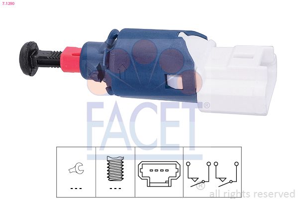 FACET 7.1290 Switch, clutch control (cruise control)