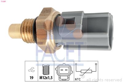 Sensor, fuel temperature FACET 7.3281