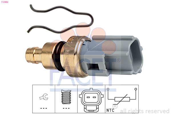FACET 7.3302 Sensor, coolant temperature