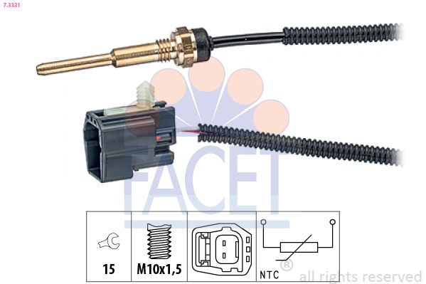 FACET 7.3331 Sensor, coolant temperature