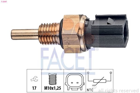 FACET 7.3347 Sensor, coolant temperature