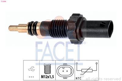 Sensor, coolant temperature FACET 7.3348
