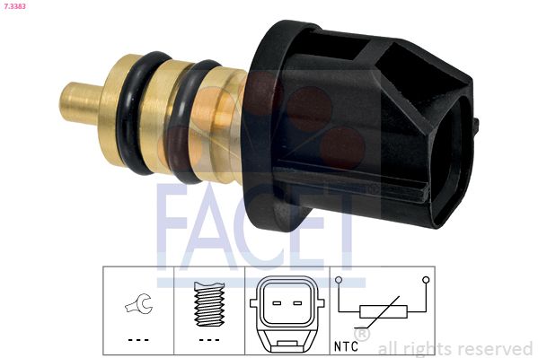 FACET 7.3383 Sensor, fuel temperature