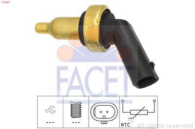 Sensor, coolant temperature FACET 7.3390