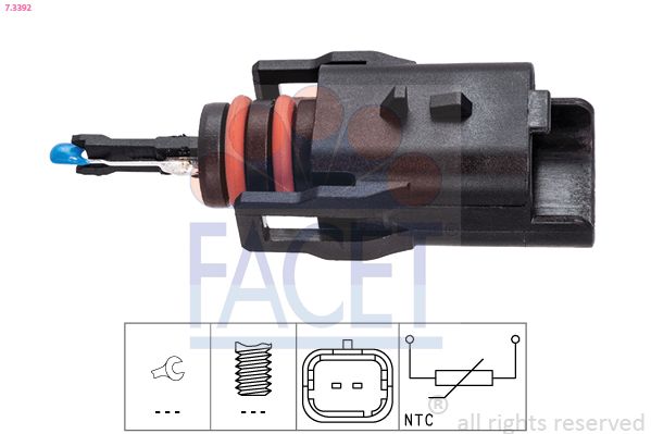 FACET 7.3392 Sensor, fuel temperature