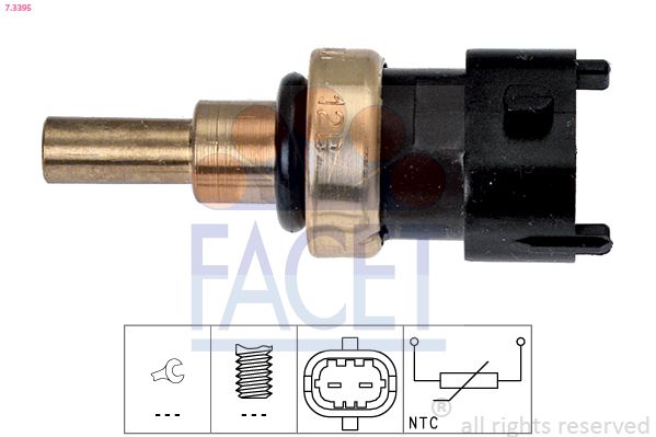 FACET 7.3395 Sensor, coolant temperature
