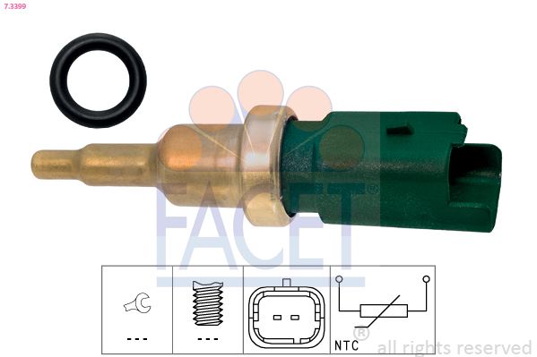 FACET 7.3399 Sensor, coolant temperature