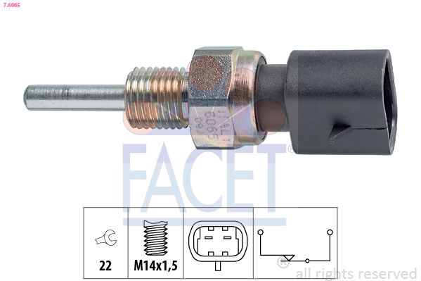 FACET 7.6065 Switch, reverse light