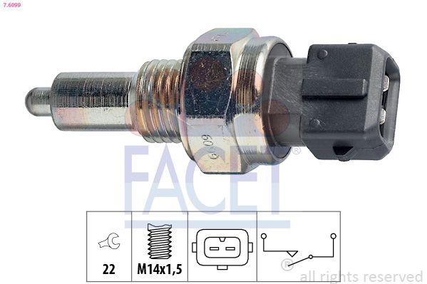 FACET 7.6099 Switch, reverse light