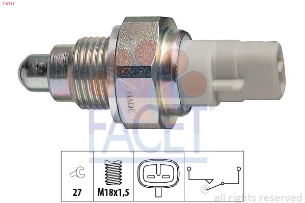 FACET 7.6111 Switch, reverse light