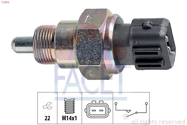 FACET 7.6216 Switch, reverse light