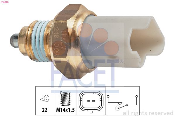 FACET 7.6218 Switch, reverse light