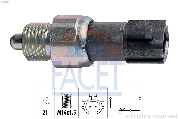 FACET 7.6232 Switch, reverse light