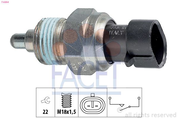 FACET 7.6254 Switch, reverse light
