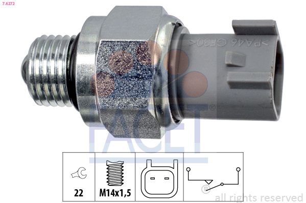 FACET 7.6272 Switch, reverse light