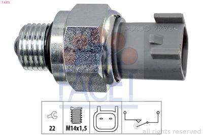 Switch, reverse light FACET 7.6272
