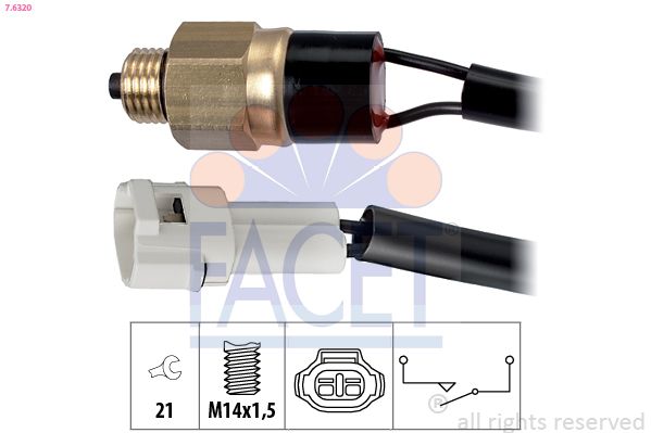 FACET 7.6320 Switch, reverse light