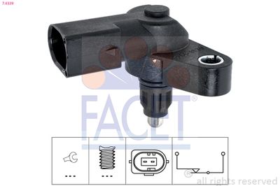 Switch, reverse light FACET 7.6339