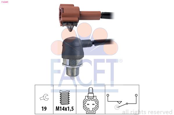 FACET 7.6341 Switch, reverse light