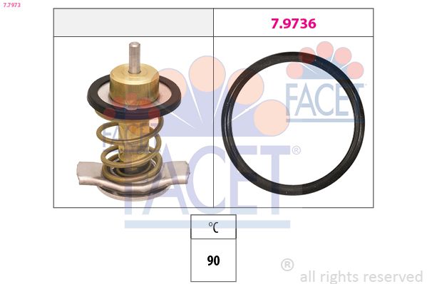 FACET 7.7973 Thermostat, coolant