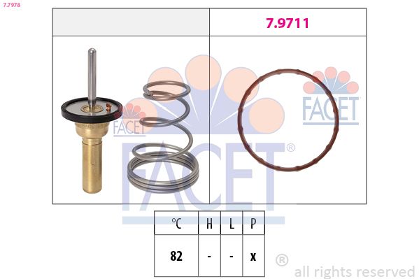 FACET 7.7978 Thermostat, coolant