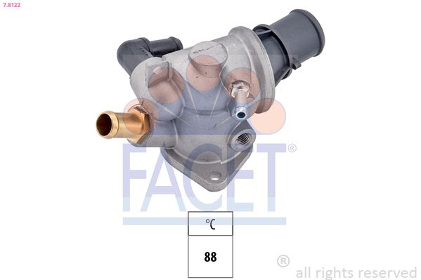 FACET 7.8122 Thermostat, coolant
