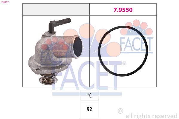 FACET 7.8157 Thermostat, coolant