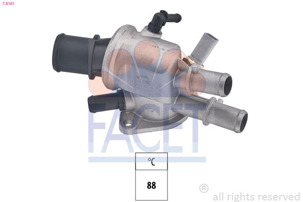 FACET 7.8181 Thermostat, coolant