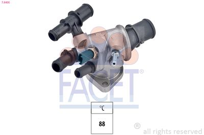 Thermostat, coolant FACET 7.8405