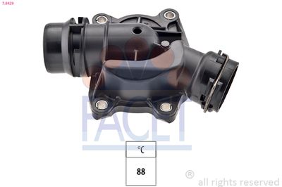 Thermostat, coolant FACET 7.8429
