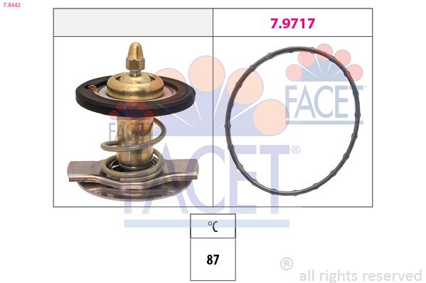 FACET 7.8442 Thermostat, coolant