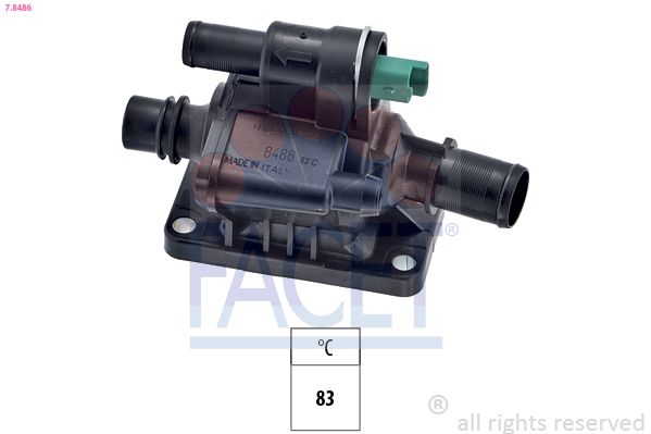 FACET 7.8486 Thermostat, coolant