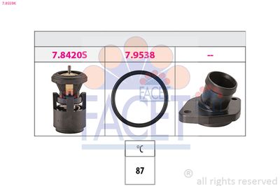 Thermostat, coolant FACET 7.8559K