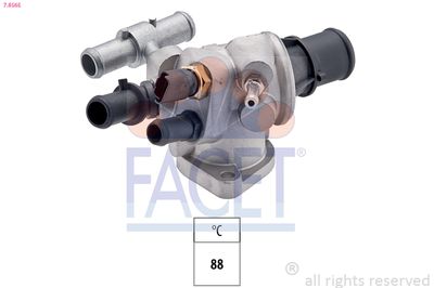 Thermostat, coolant FACET 7.8565